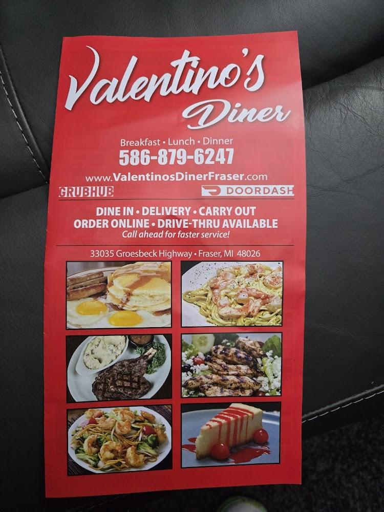 Valentino's Diner Menu image 3